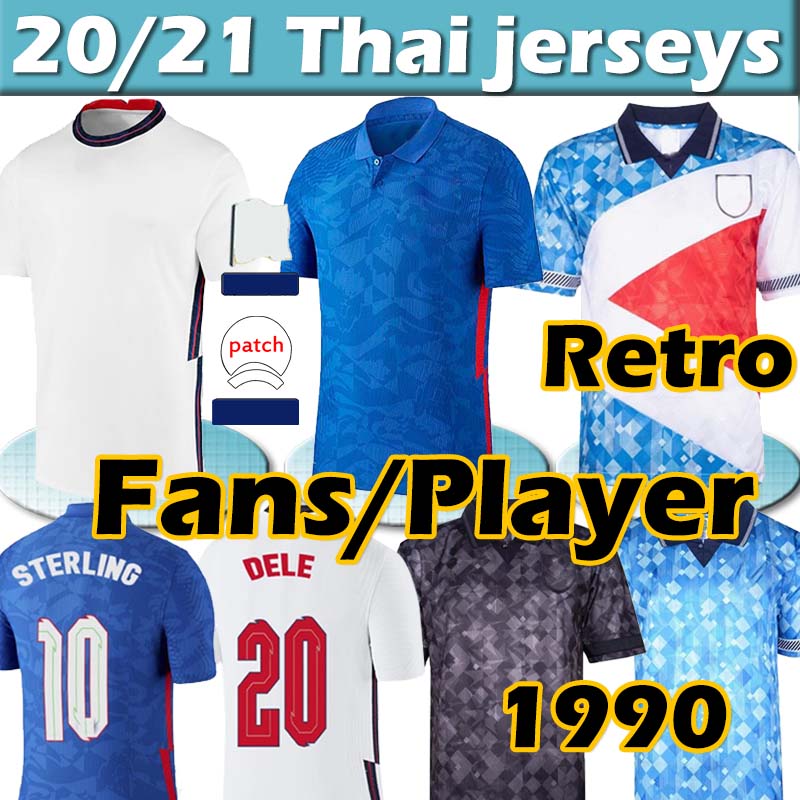 

ENG jersey LAND 2021 DELE ALLI Retro soccer jerseys KANE RASHFORD VARDY BARKLEY STERLING STURRIDGE SANCHO jersey 1990 Adult men + kids kit football shirt, Yinggelan