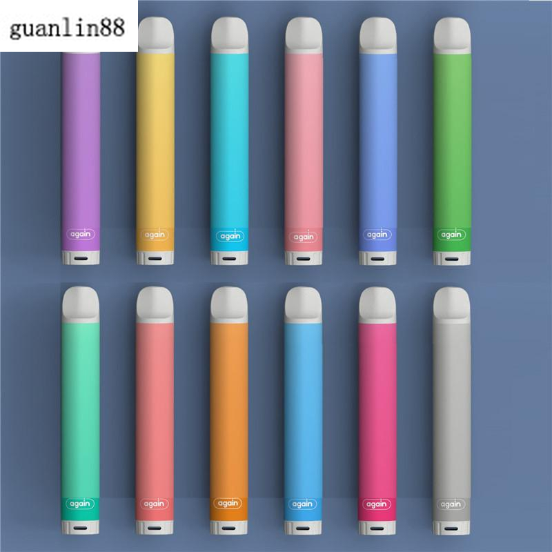 

Authentic AGAIN DTL Disposable Pod Kit 300 Puff Vape Pen 500mAh Battery 2.8ml Device Vape Pen Empty