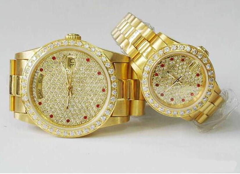 

Woman Watch High Quality Date Wristwatch mechanical Automatic Movement Stainless Steel band Watches 36mm Hardlex Glass Diamonds Bezel 183, #5