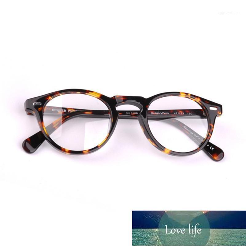 

Fashion Sunglasses Frames Vintage Eyeglasses OV5186 Gregory Peck Acetate Round Glasses Frame Men Women With Original Case1 Factory price expert design Quality