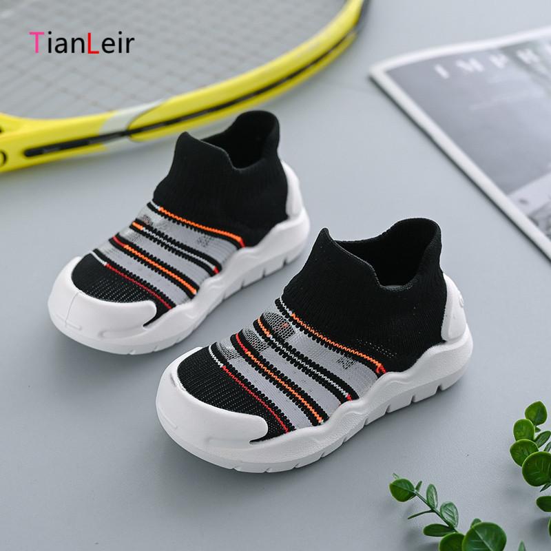 

Baby Shoes Toddler For Children Girls Boys Lightweiht Comfortable Kids Sneakers Fashion Casual Infant Soft Athletic & Outdoor, Black