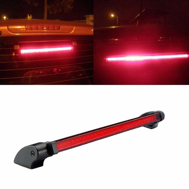 

Lamp Brake Light Lens Mount Red Stop Tail 12V Truck 24LED Universal Car LED Emergency Lights, As pic