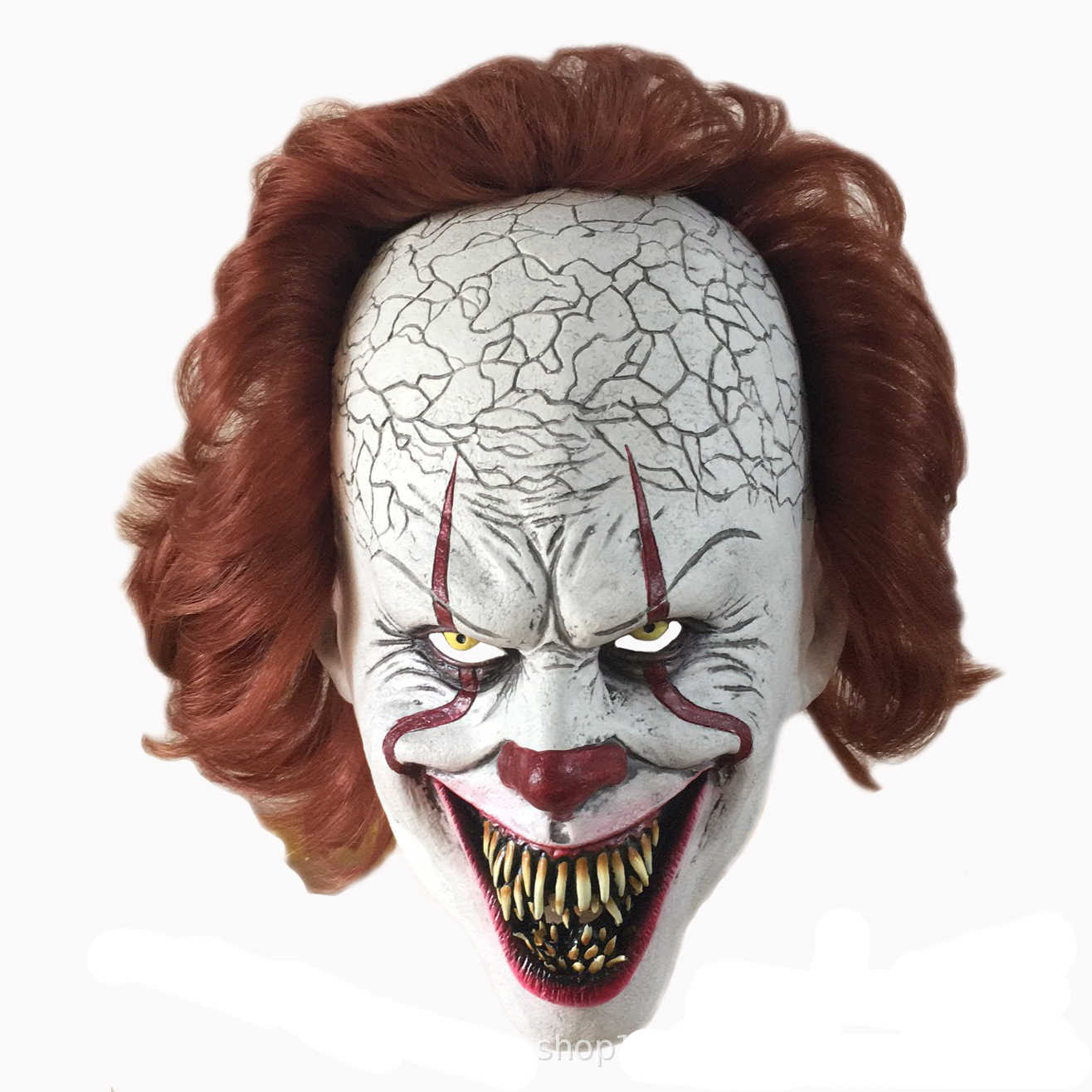 

Halloween Mask Creepy Scary Clown Full Face Horror Movie pennywise Joker Costume Party Festival Cosplay Prop Decoration X0803