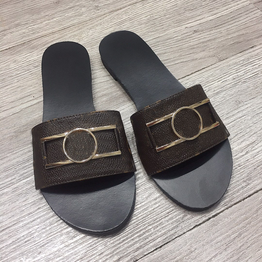 

Top Quality luxuries designer Men's Women's Slippers Sandals Shoes Slide Summer Fashion Wide Flat Flip Flops
