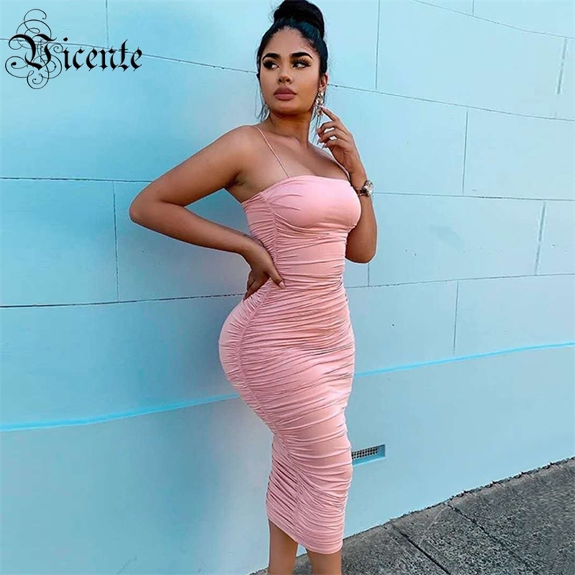 

Draped Design Sexy Spaghetti Strap Mid-Calf Length Celebrity Party Dress 210520, Burgundy