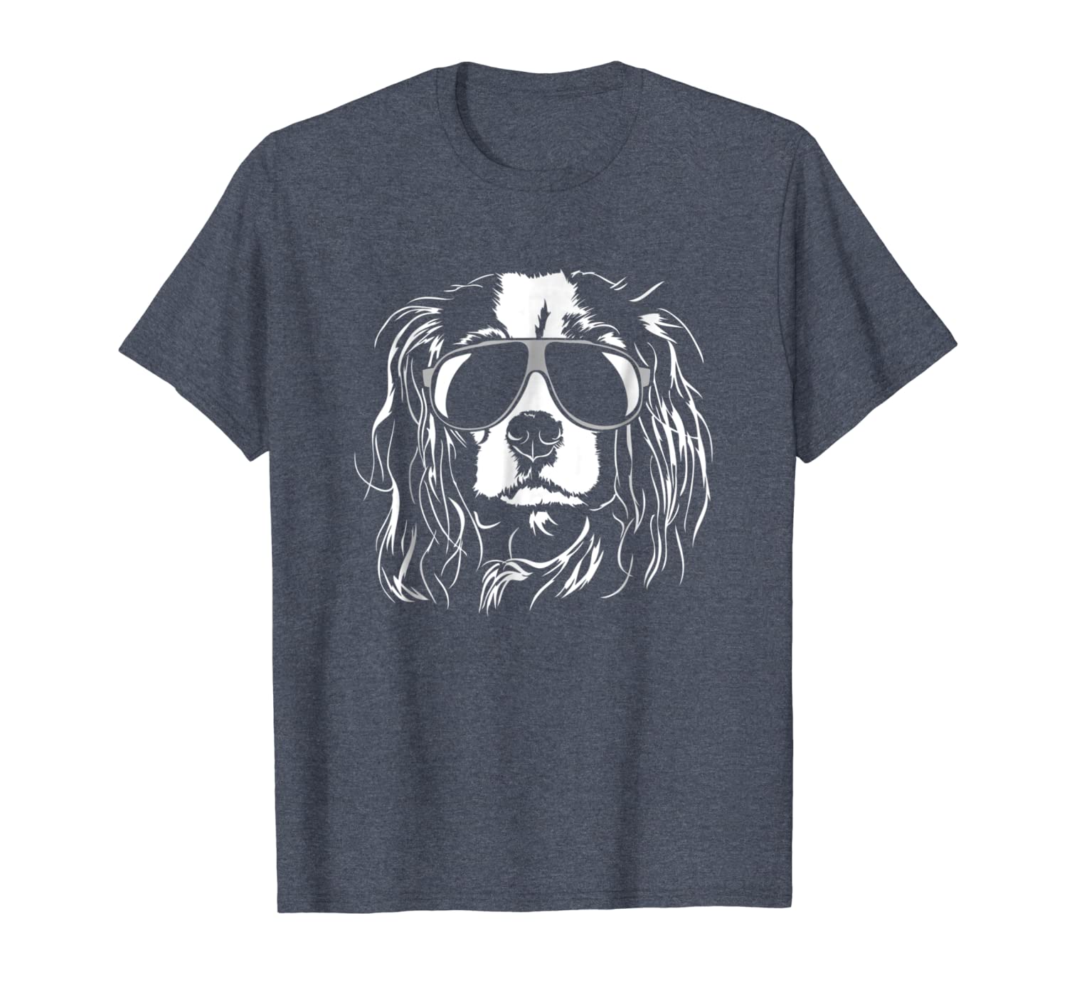 

funny proud cavalier king charles spaniel t shirt dog gift, White;black