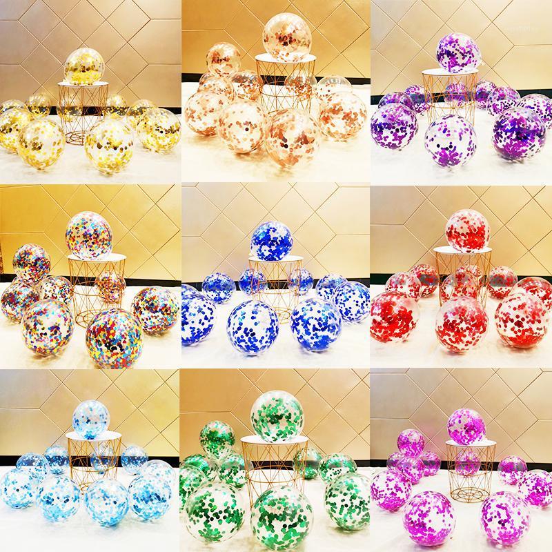 

Party Decoration 12inch Glitter Confetti Latex Balloons Birthday Decorations Pink Gold Helium Balloon Baby Shower Kids Wedding Air Globos