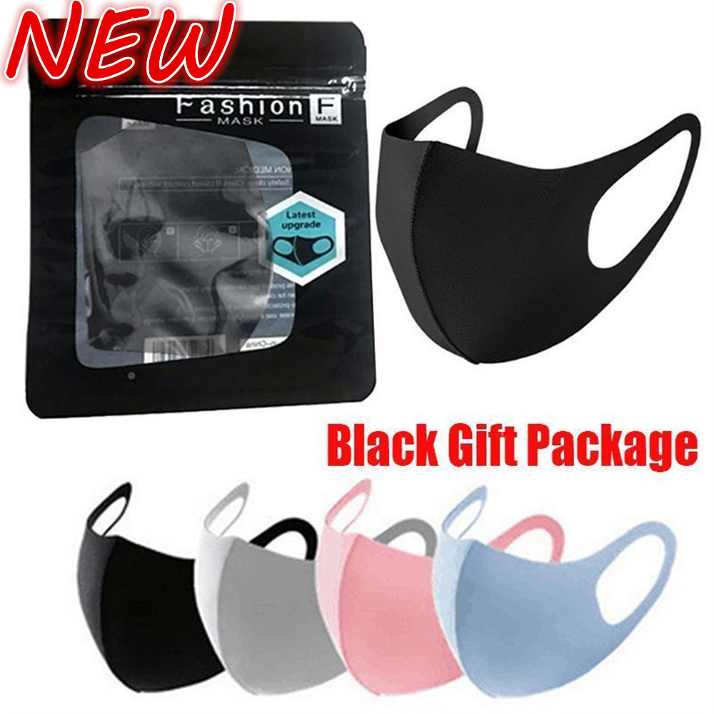 

DHL Fast Anti Dust Face Cover PM2.5 Mask Respirator Dustproof Anti-bacterial Washable Reusable Ice Silk Cotton Party Mask