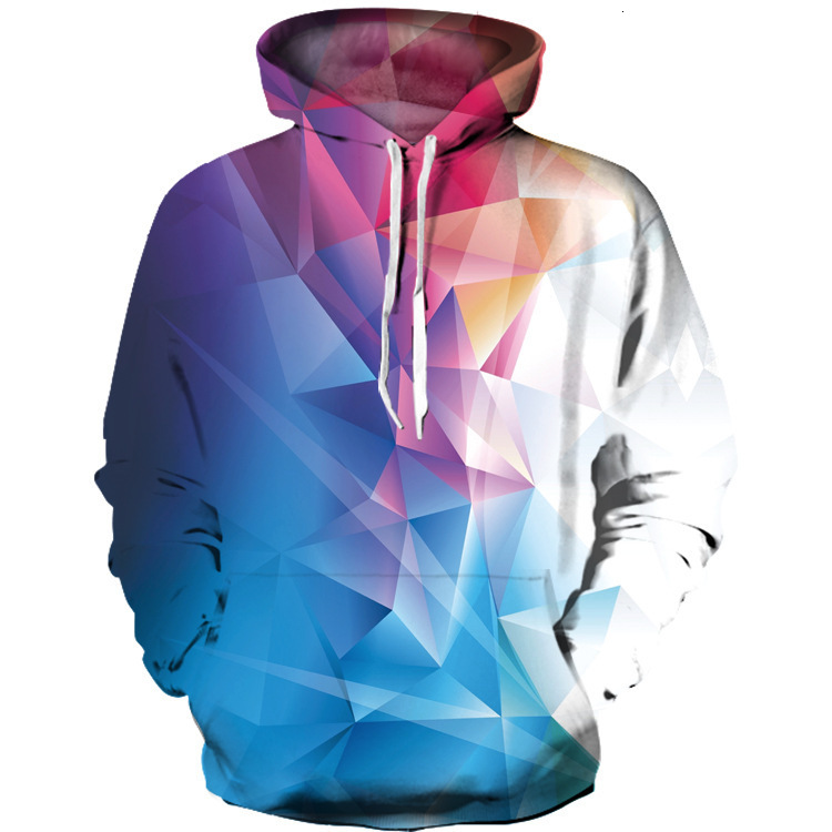 

Hoodie Fleeces Sweater Hoody2021 3D digital printing loose fitting Pullover Hoodie long sleeve baseball suit, 3d grid