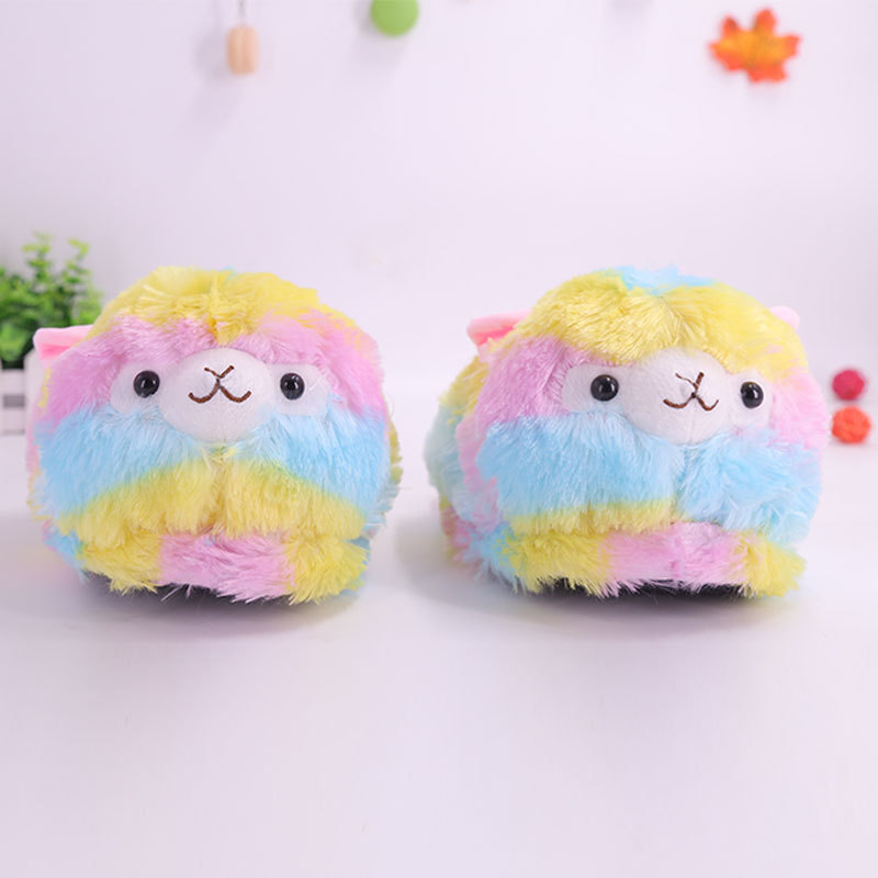 

Half Grass Mud Horse creative half pack slippers of baby cute sheep