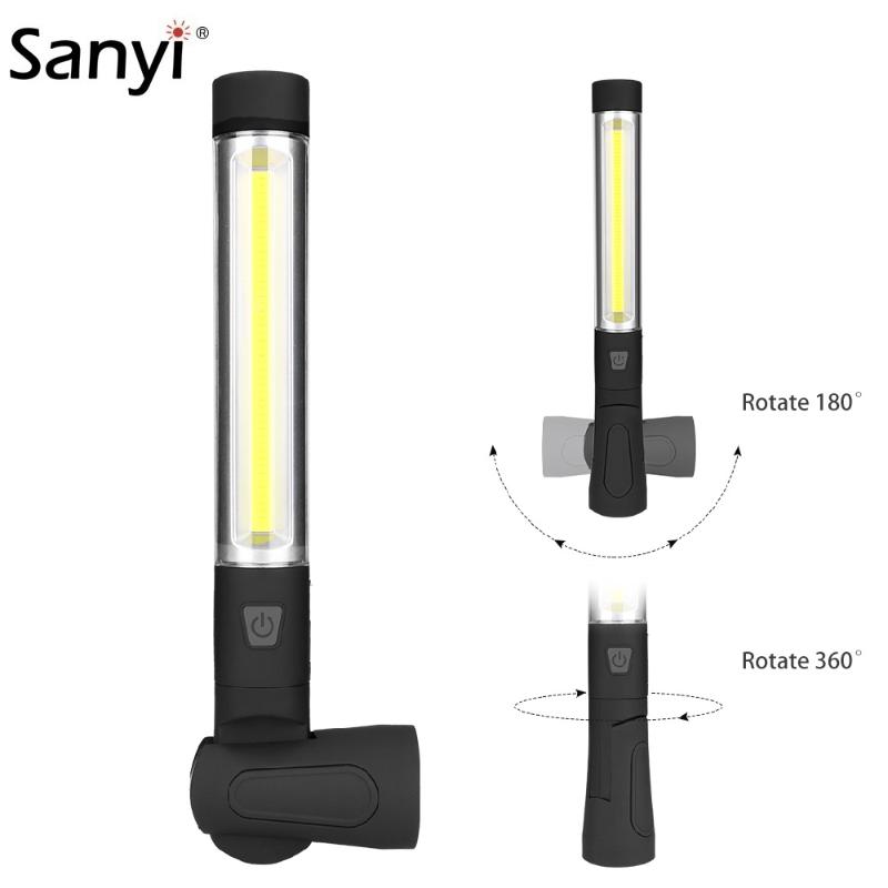 

Portable Work Light White Red LED Emergency Safety Magnetic Inspection Lamp Handheld Lantern For Car Repairing Flashlights Torche Torches