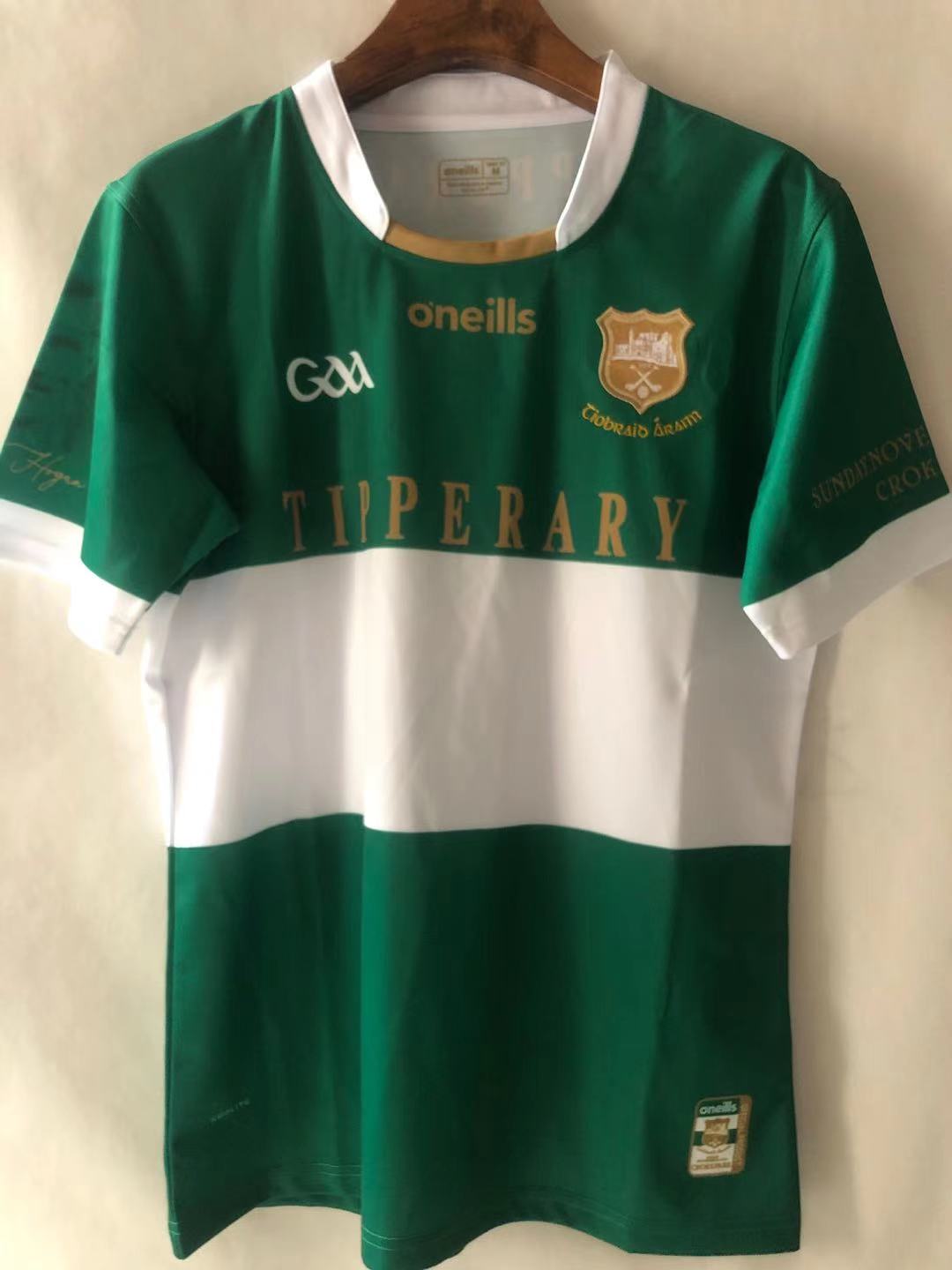 

Tipperary Commemoration Goalkeeper Jersey 2021 IRELAND TIPPERARY TRAINING RUGBY JERSEY size S-3XL-5XL, Black