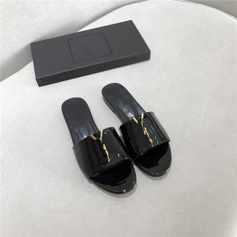 

Woman Stylist Slippers Beach Slides Alphabet lady Sandal Platform Leather High Heel Slipper Thick Bottom Sandals With Box, Color 2