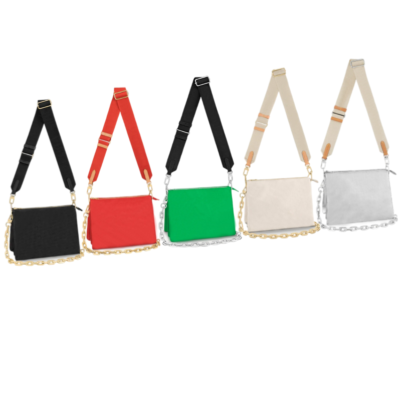 

Women Luxurys Designers Bags 2021 Wholesale one-shoulder and underarm shoulderbag female chest bag, ladies hand chainhandbag, presbyopic wallet handbag M57792, Red