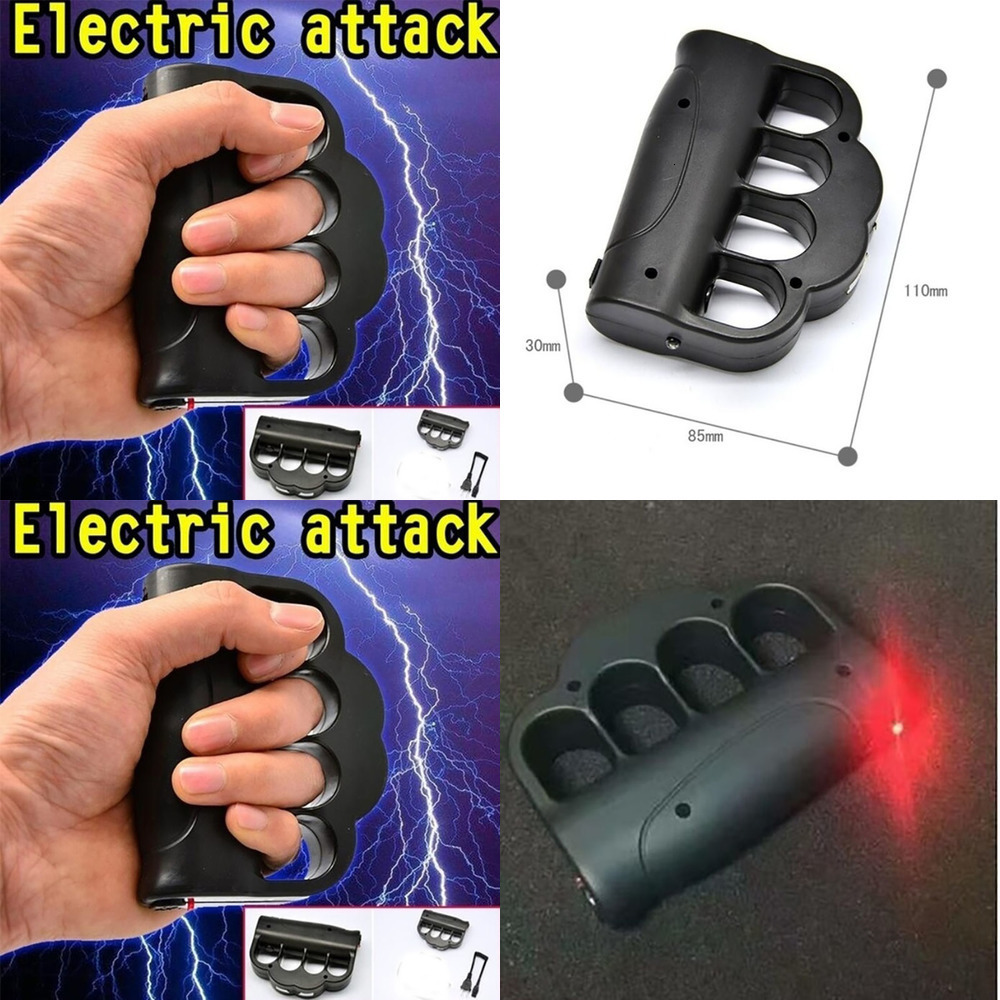 

Fashion New Self Defense Luminous Toy Shockers Fingers Flash Light Toys Protect Yourself Electric Shock Only for Adult on Sale, Green