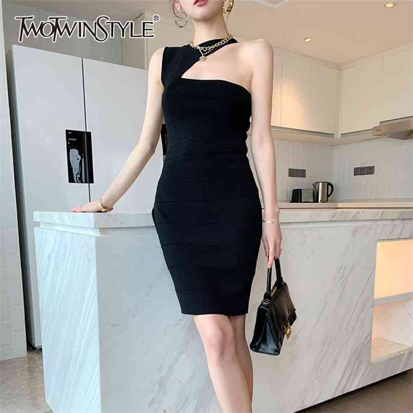 

Sexy Hollow Out Dress For Women O Neck Sleeveless Tunic High Waist Slim Mini Dresses Female Fashion Summer 210520, Black