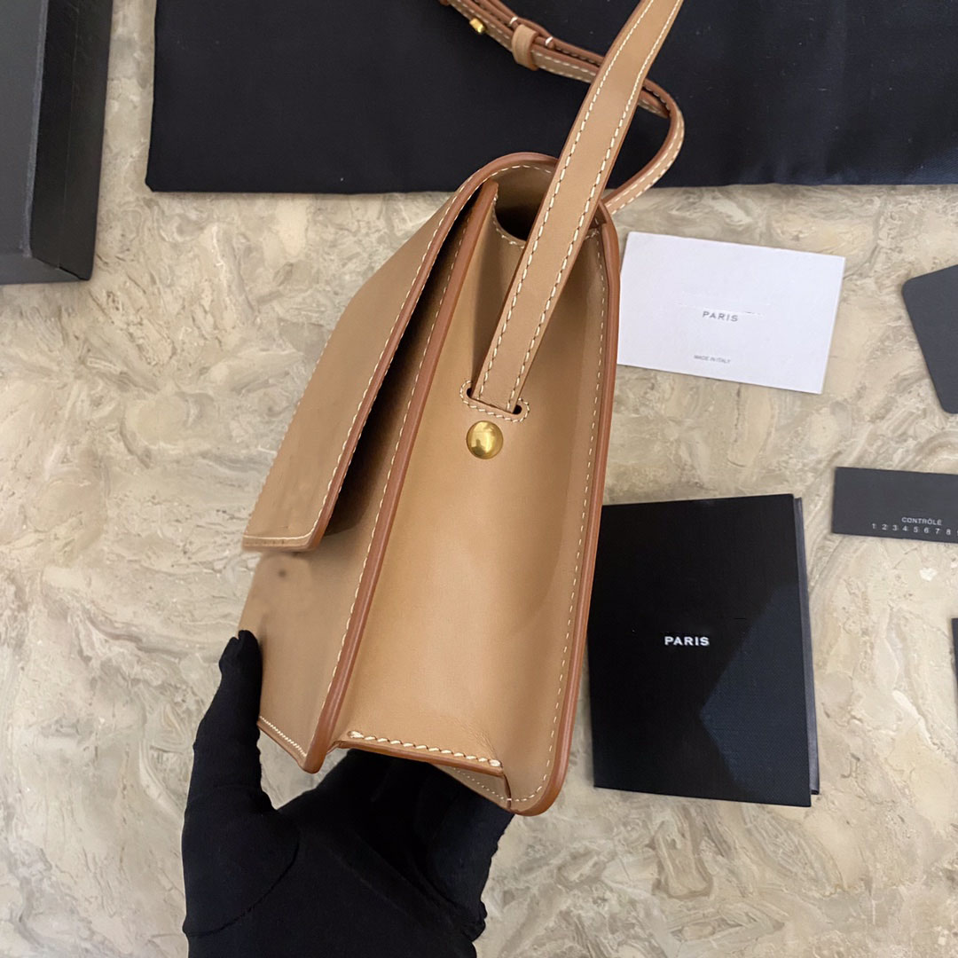 

Kaia fashion retro ladies bag minimalist style cowhide material adjustable shoulder strap mini casual handbag lianquan003