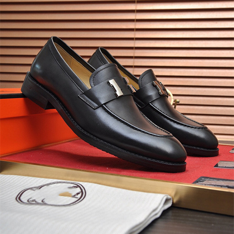 

36 Model Luxury New H Mens Loafers Paris Genuine Leather Gommino Slip On Walk Wedding Business Drive Dress Classics Shoes Size 38-45, #32