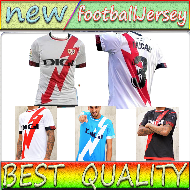 

2021 2022 Rayo Vallecano soccer jerseys home away 3rd Isi bebe Qasmi Alvaro Andrés Fran García Falcao 21 22 camisetas de fútbol football shirts Men Kids Uniforms, White