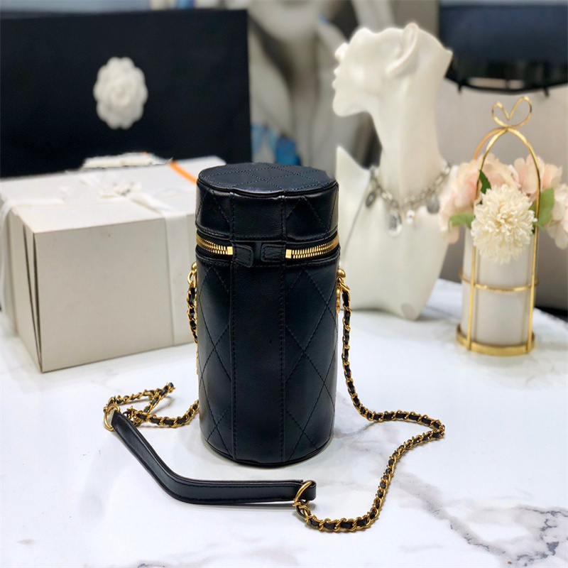 

designer handbags style makeup bag luxury genuine leather ladies quality White Black shoulder bags messenger strap wallet large capa
