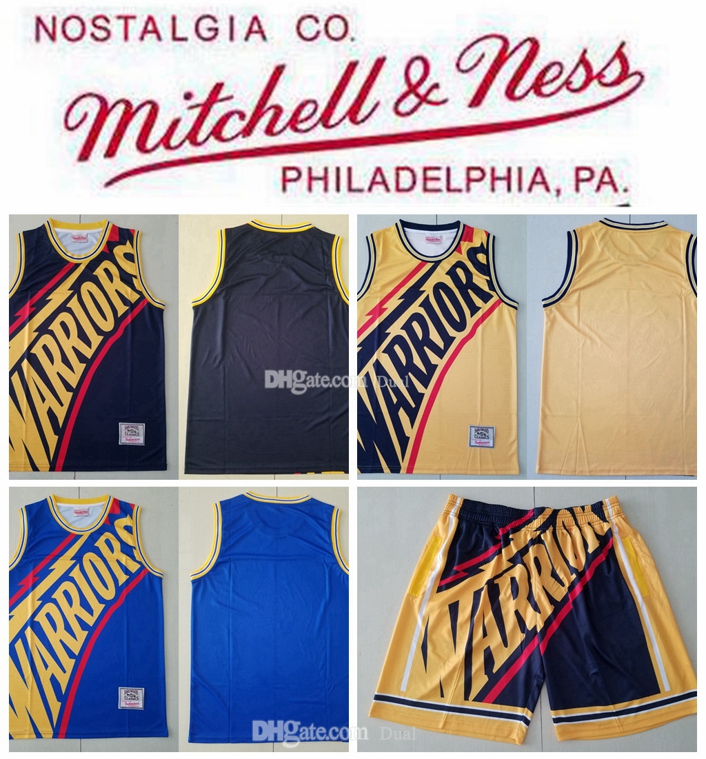 

Vintage Jersey Golden StateWarriorsBasketball Just Don Jerseys StephenCurryMixed Mitchell & Ness Shorts, Black;red