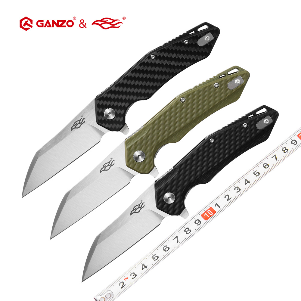 

Firebird Ganzo FH31 60HRC D2 blade G10 or Carbon Fiber Handle Folding knife Survival Camping Pocket Knife tactical edc outdoor tool