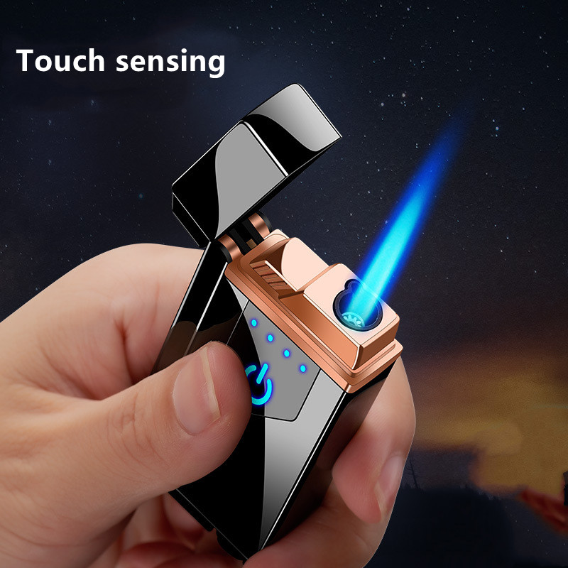 

Windproof Torch ighters Jet USB ighter Creative Gas-Eectric Dua-use Fameess Cigarette ighter Gas Sensor Eectric ighter