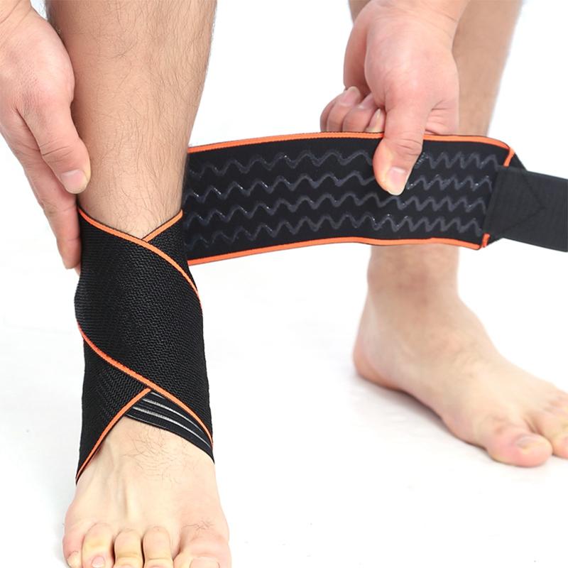 

Ankle Support 1pcs Aolikes Men Women Fitness High Elastic Wrapped Belt Adjustable Anti-slip Foot Heel Cover, Blue