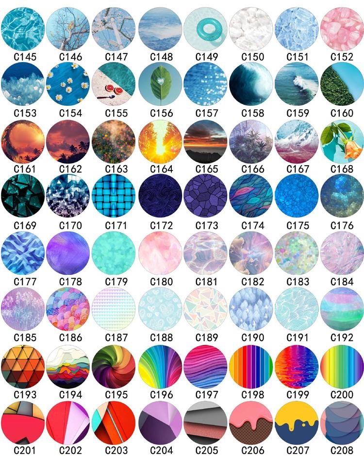 

Pattern Cell Phone Holders Real 3M Glue Expandable Grip Stand 360 Degree Finger Flexible Universal Holder for iPhone iPad Samsung Huawei, Mixed color