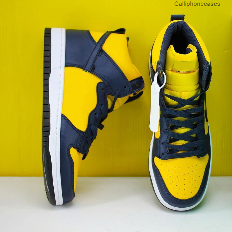 

new best Michigan Dunk High men's running shoes for quality Doraemon reverse skunk spectrum strawberry cough lady
