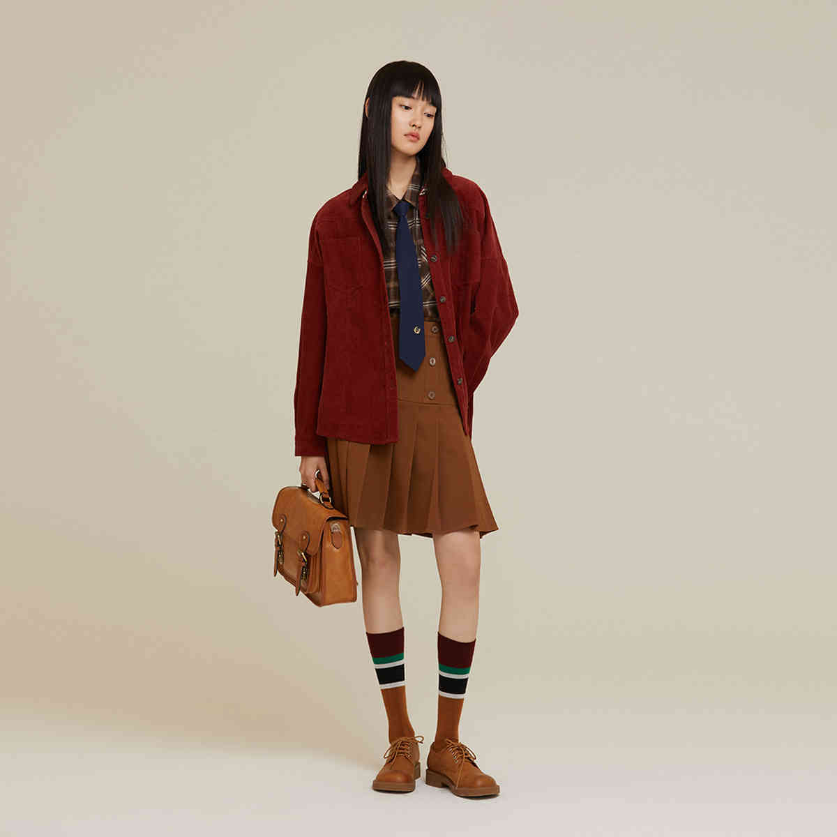 

women's jackets autumn inman winter female retro-literary jacket bandage big pocket buttons pure vintage 68uh, Black;brown