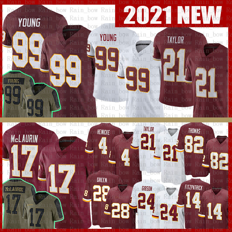 

Washingtons Chase Young Football Terry McLaurin Team Jersey Sean Taylor Ryan Fitzpatrick Darrell Green Taylor Heinicke Antonio Gibson Alex Smith Sonny Jurgensen, 2021 youth size s-xl(hongpi)