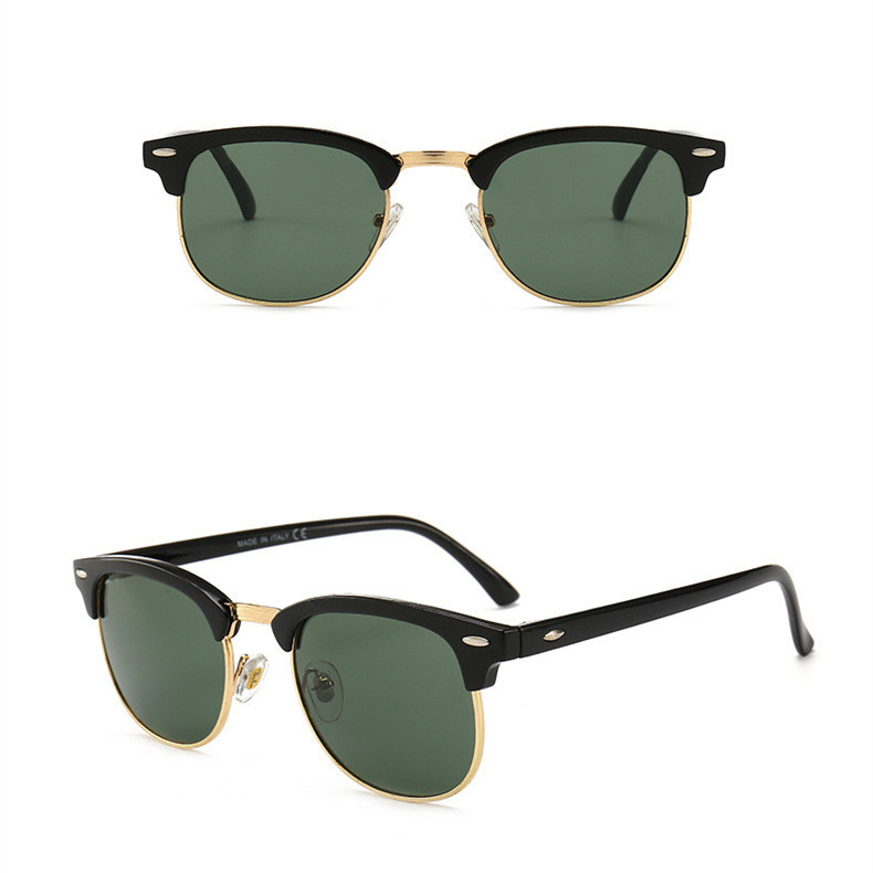 

designer men women brand sunglasses retro color film lens high street fashion 3016 sun glasses