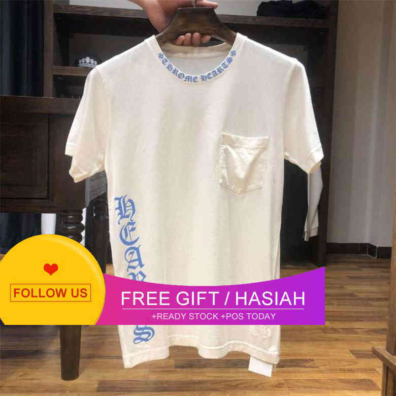 

Printing Trendy Brand New Simple Letter Hearts Crosin Couple Chrome Short T-shirt Os Hip Hop Loose Half Sleeve, White;black