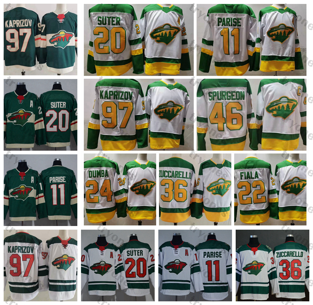 

2021 Reverse Retro Minnesota Wild 97 Kirill Kaprizov Hockey Jersey 22 Kevin Fiala 24 Matt Dumba 11 Zach Parise Ryan Suter Mats Zuccarello Jared Spurgeon White Shirts, Reverse white36