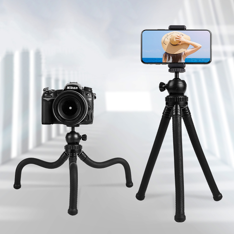 Portable Tripod Flexible Octopus Travel Mini Mobile Phone Tripod Bracket Monopod Selfie Stick For iPhone DSLR Camera Gopro-image-714780114