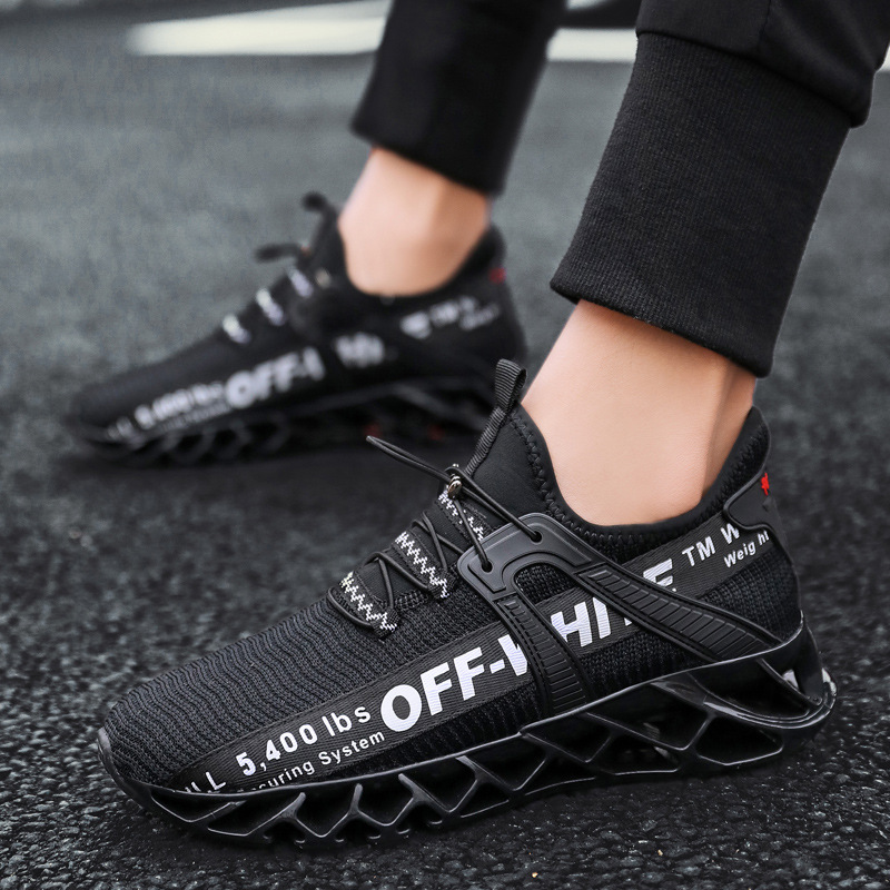 

Spring New Blade Mesh Surface Lightweight Comfortable Sports Shoes Mens Daily Trendy Casual Shoes Mens, Red