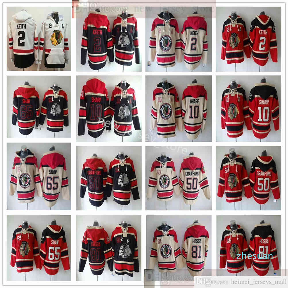 

Chicago Blackhawks Hockey Hoodie Jerseys 2 Duncan Keith 10 Patrick Sharp 50 Corey Crawford 65 Andrew Shaw 81 Marian Hossa Hoodies Red White, Blue;black