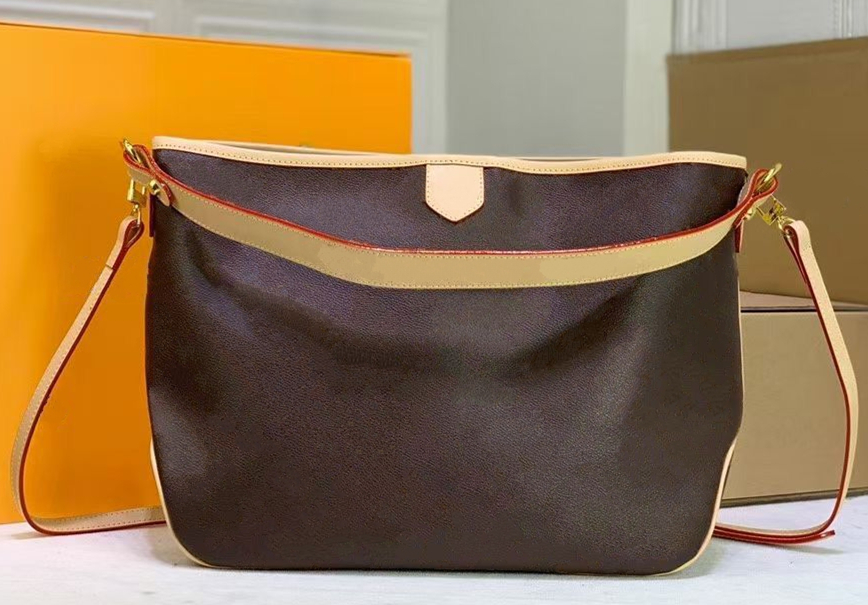 

5A Fashion tote Shoulder Bag Women Luxurys Designers Bags Discoloration Leather lady crossbody handbags, Old flower brown
