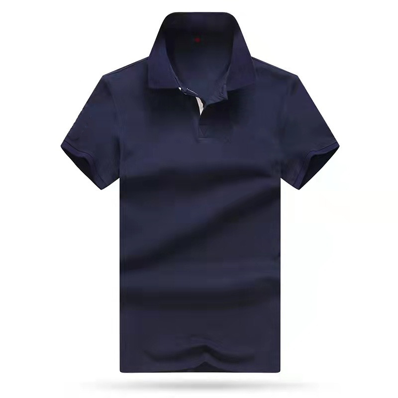 

Summer trend men's polo shirt British style embroidery lapel fashion casual T-shirt