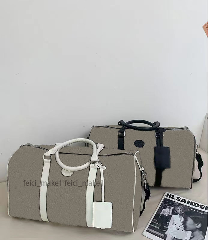 

tops Duffel Bags 2021 Travel Bag Men Luxury Designer Duffle Large Capacity Men's Handbags Leather Weekend Tote Luggage Shoes Position, Pay for freight