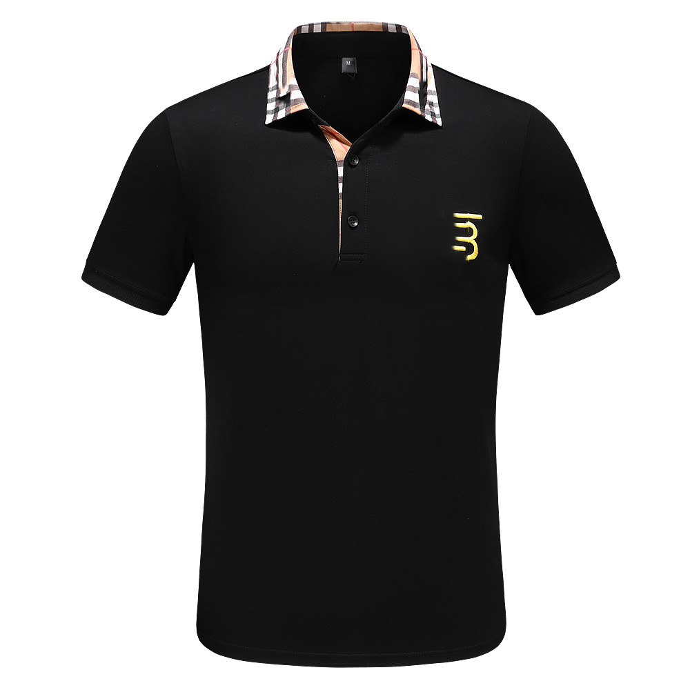 

Fashion Mens T Shirts Summer Designer Short Sleeve Solid Color Pocket Decoration Men Women Couples Round Neck Hip Hop Tee.M-3XL#97, White;black