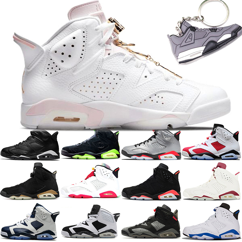 

High quality Sports Womens AJ 6 basketball shoes 6s top Obsidian UNC Fearless TURBO GREEN Backboard PHANTOM GYM RED mens awesome sneakers trainers size 36-46, Color21