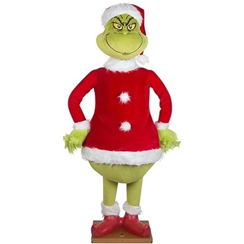

plush Grinch green monster Doll Christmas Green Monster Plush toys, Red