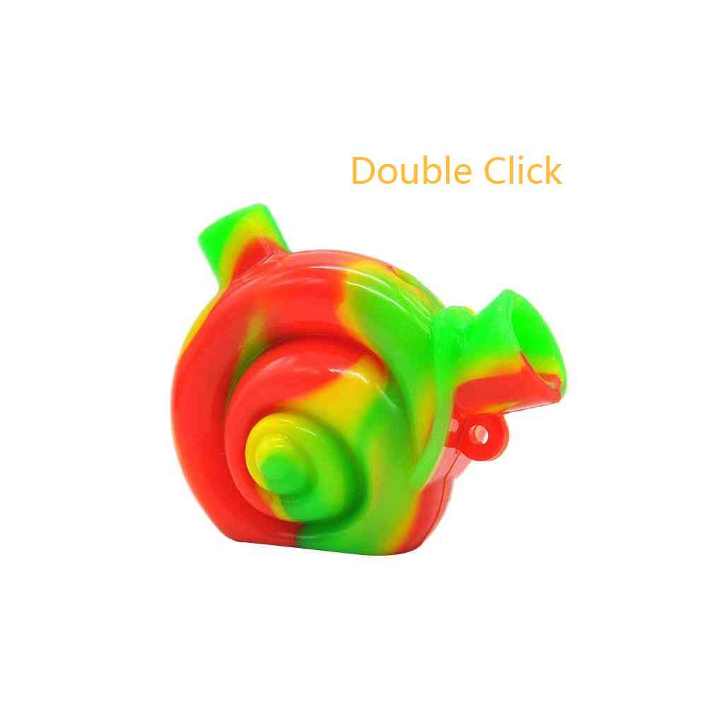 

Creativity Snail Shape silicone pipe hand 2inches Unbreakable Tobacco glass smoking pipes hookahs