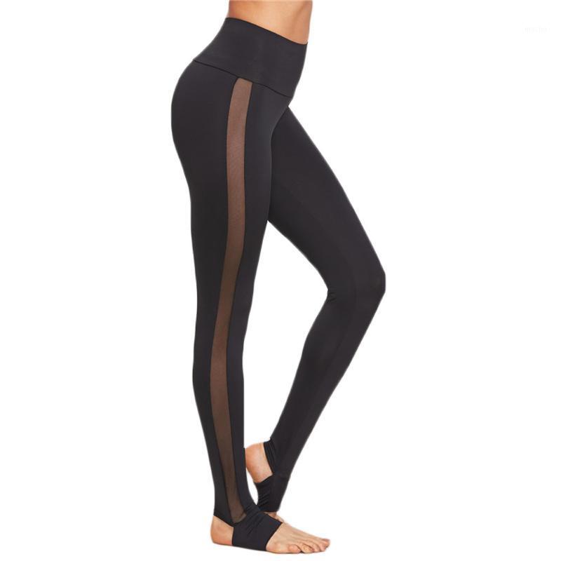 

Womens Mesh Splice Yoga Skinny Workout Gym Leggings Fitness Sports Pants Sexy Hip-lifting Trousers#40 Outfit, Black