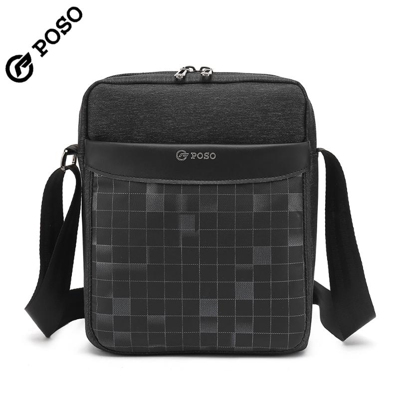 

Waist Bags POSO Brand Men Messenger Bag Quality Splashproof Shoulder For Women Business Travel Crossbody Waterproof