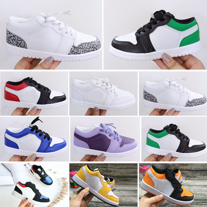

PreSchool Jointly Signed High OG 1 1s Youth Kids Basketball Shoes Chicago Born Baby Infant Toddler Trainers Small Boys Girls, Color 6