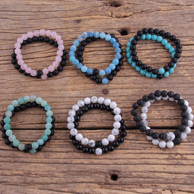 

Beaded, Strands RH Fashion Bohemian Jewelry Accessory Beaded Bracelet 2pc Stack Stone Bracelets Sets By Women Boho Gift Dropship