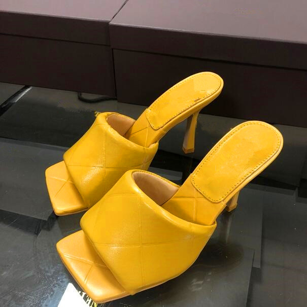 

Wholesale new matte leather lozen-shaped thin heel sandals for women, featuring a unique square toe open toe comfortable summer sandals, Color no. 9